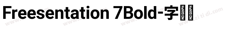 Freesentation 7Bold字体转换 Freesentation 7Bold字体转换